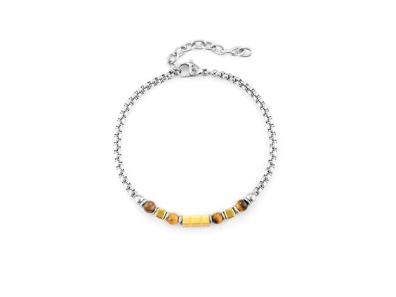 Armband 4US: Cesare Paciotti Herr Primavera Estate 24 in Stahl 4UBR6803 - 4UBR6803